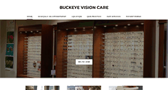Desktop Screenshot of buckeyevisioncare.com